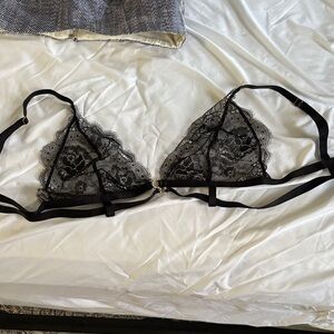 Intimissimi Black Lace Triangle Bra